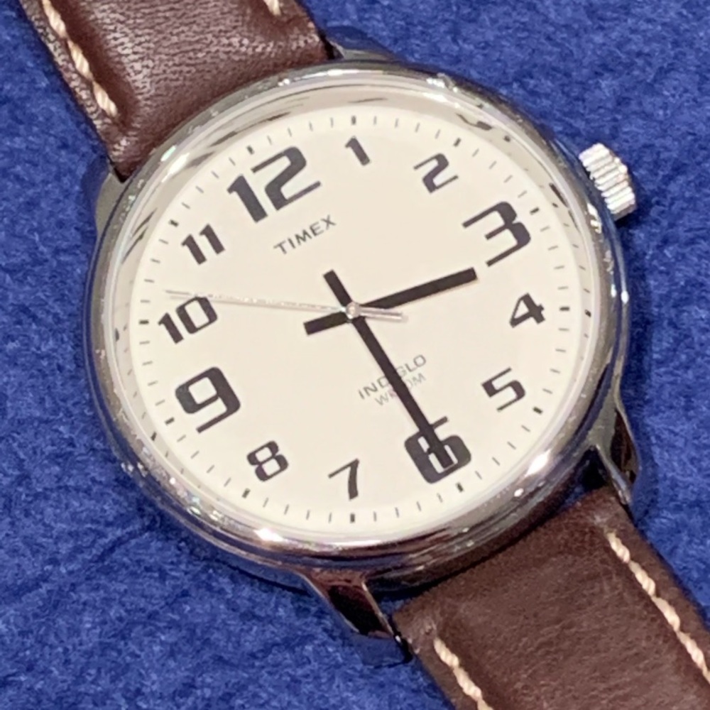 Timex Large Dial Easy Reader Indiglo Watch - image 1